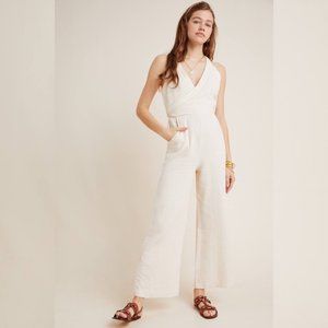 Anthropologie Demi Textured Jumpsuit